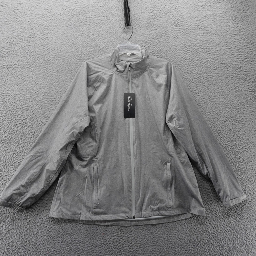 Walter Hagen Performance 11 Rain Jacket Womens XL Waterproof Light Heather Grey